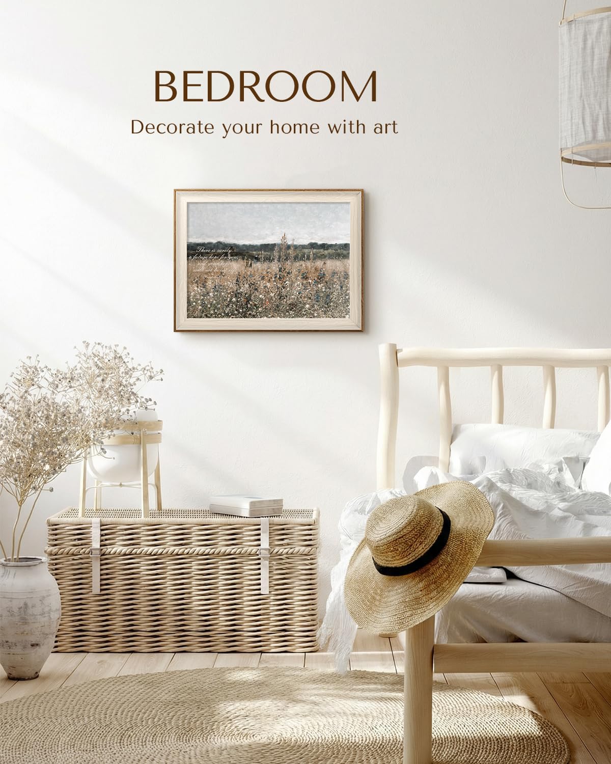 Inspirational Wildflower Canvas Art
