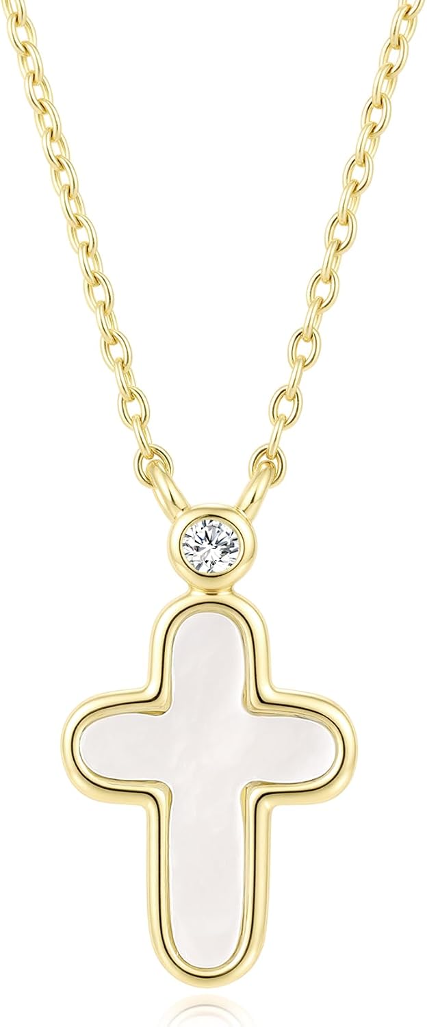 Chic Gold Cross Necklace