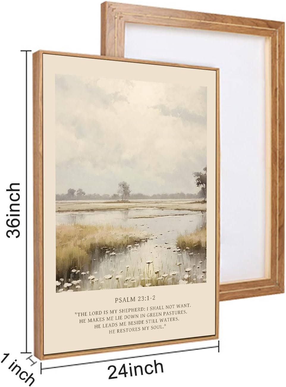 Inspirational Floral Scripture Art Set