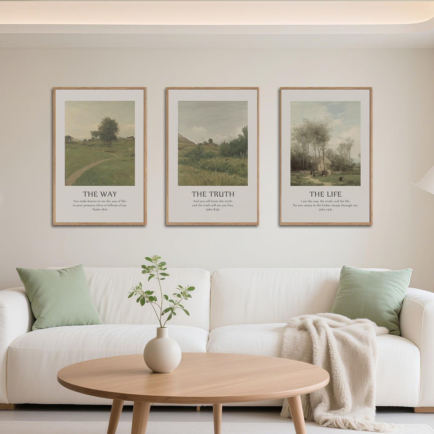 Faithful Wall Art Trio
