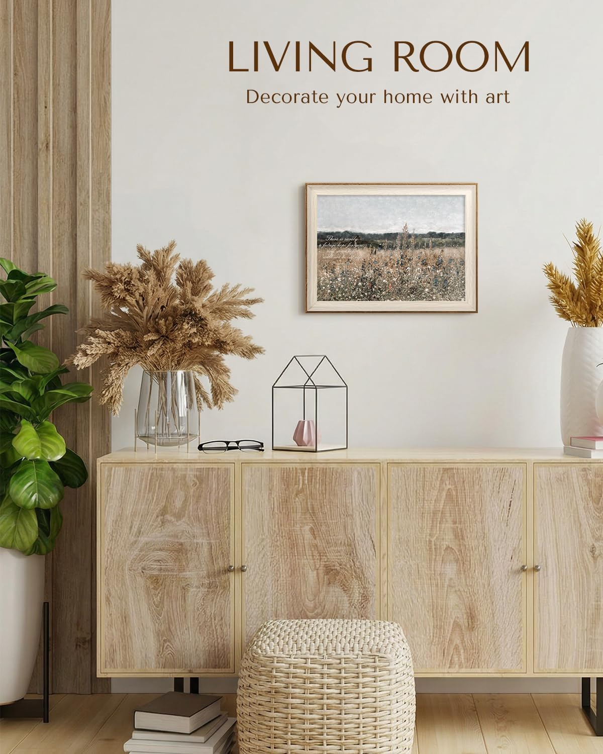 Inspirational Wildflower Canvas Art