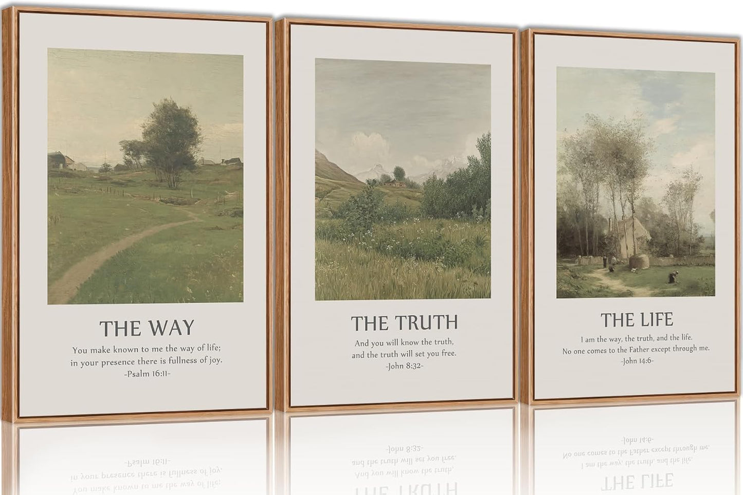 Faithful Wall Art Trio