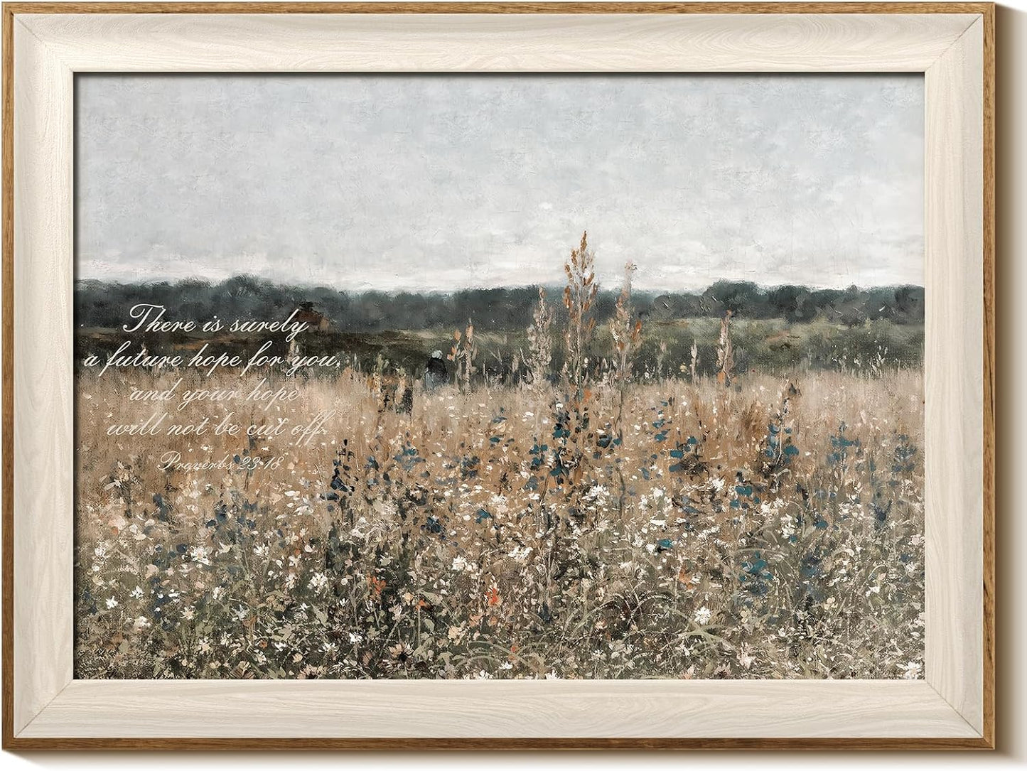Inspirational Wildflower Canvas Art