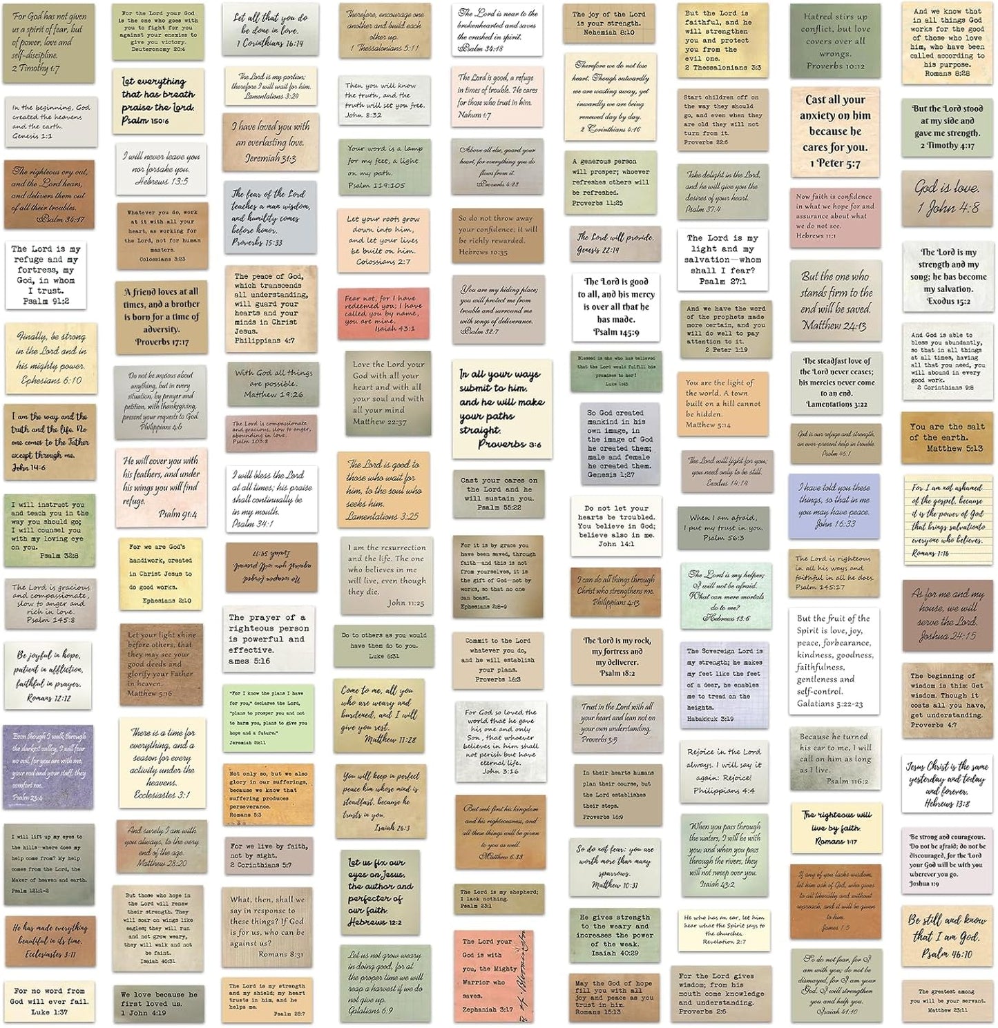 Inspirational Bible Verse Stickers Set