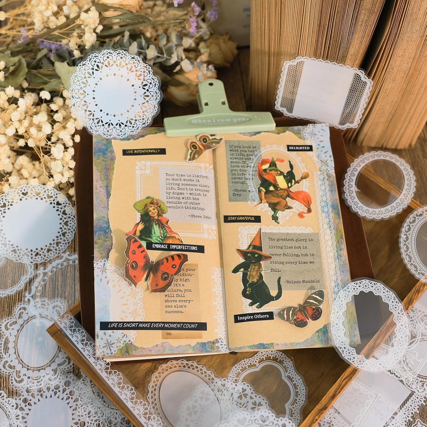 Whimsical Lace Sticker Set
