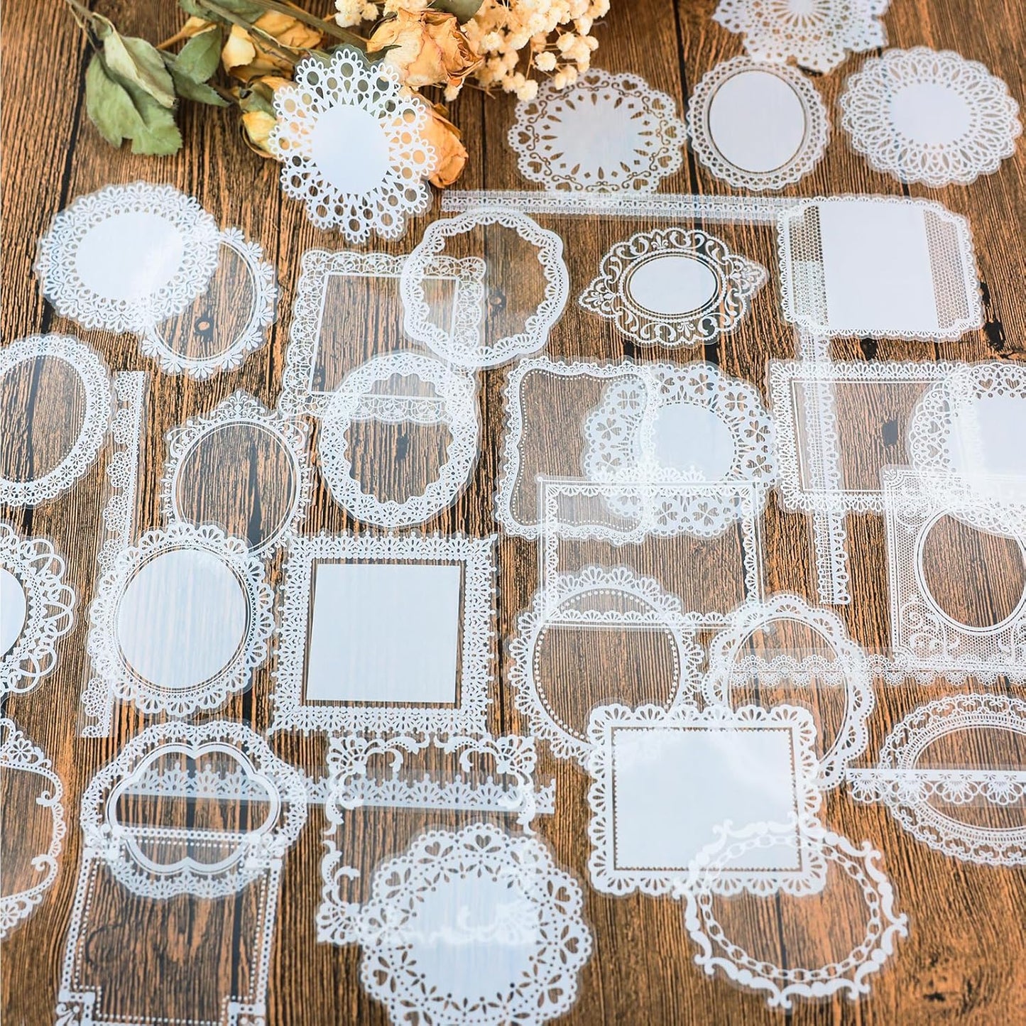 Whimsical Lace Sticker Set